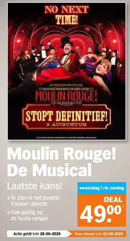 Albert Heijn Moulin Rouge! De Musical aanbieding