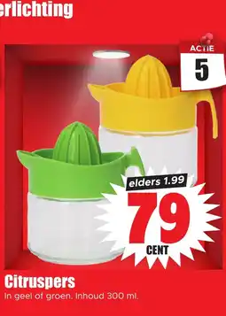Dirk Citruspers aanbieding