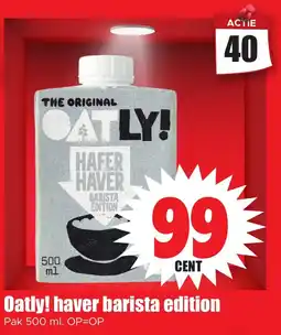 Dirk Oatly! haver barista edition aanbieding