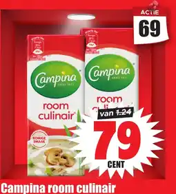 Dirk Campina room culinair aanbieding