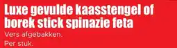 Dirk Luxe gevulde kaasstengel of borek stick spinazie feta aanbieding