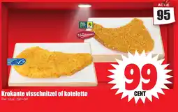 Dirk Krokante visschnitzel of koteletto aanbieding