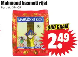 Dirk Mahmood basmati rijst aanbieding