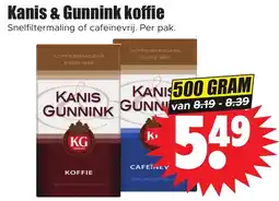 Dirk Kanis & Gunnink koffie aanbieding