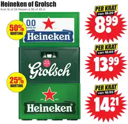 Dirk Heineken of Grolsch aanbieding