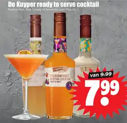 Dirk De Kuyper ready to serve cocktail aanbieding