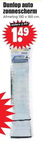 Dirk Dunlop auto zonnescherm aanbieding