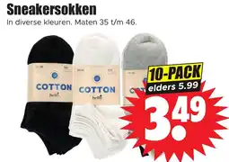 Dirk Sneakersokken aanbieding
