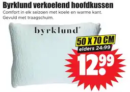 Dirk Byrklund verkoelend hoofdkussen aanbieding