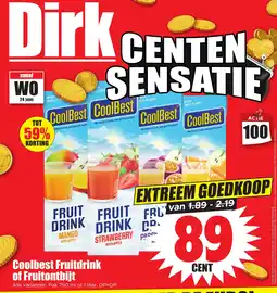 Dirk Coolbest Fruitdrink of Fruitontbijt aanbieding