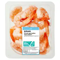 PLUS PLUS Grote garnalen met staart aanbieding