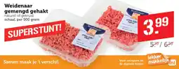 Coop Weidenaar gemengd gehakt aanbieding