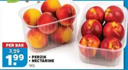 Sahan Supermarkten Perzik en nectarine aanbieding