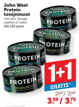 Coop John West Protein tonijnmoot aanbieding