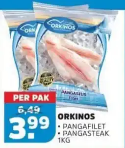 Sahan Supermarkten Orkinos pangafilet aanbieding