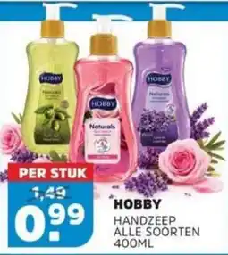 Sahan Supermarkten Hobby handzeep aanbieding