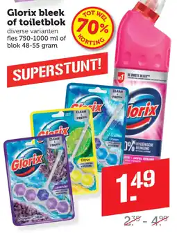 Coop Glorix bleek of toiletblok aanbieding