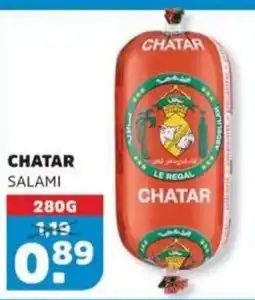 Sahan Supermarkten Chatar salami aanbieding