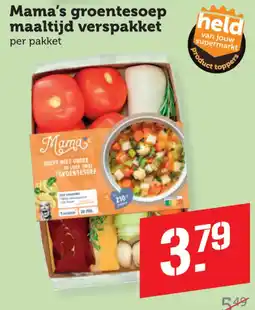 Coop Mama's groentesoep maaltijd verspakket aanbieding