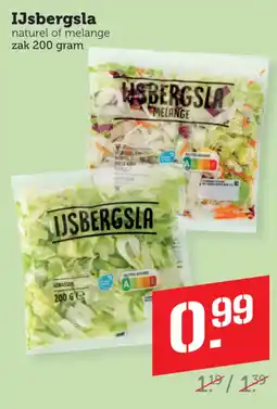 Coop IJsbergsla aanbieding