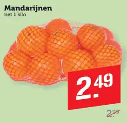 Coop Mandarijnen aanbieding