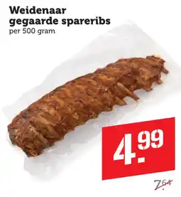 Coop Weidenaar gegaarde spareribs aanbieding