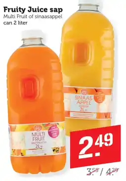 Coop Fruity Juice sap aanbieding