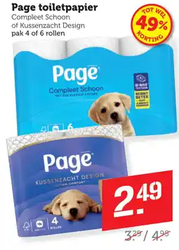 Coop Page toiletpapier aanbieding