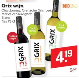 Coop Grix wijn aanbieding
