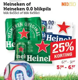 Coop Heineken of Heineken 0.0 blikpils aanbieding