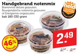 Coop Handgebrand notenmix aanbieding