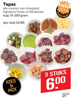 Coop Tapas aanbieding
