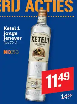 Coop Ketel 1 jonge jenever aanbieding