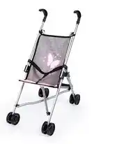 Bol.com Bayer Design - Poppenbuggy - Grijs met vlindermotief aanbieding