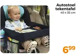 Trekpleister Autostoel tekentafel aanbieding