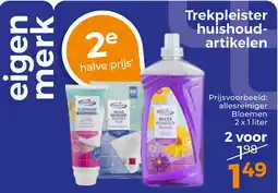 Trekpleister Trekpleister huishoud- artikelen aanbieding