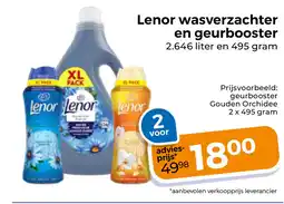 Trekpleister Lenor wasverzachter en geurbooster aanbieding