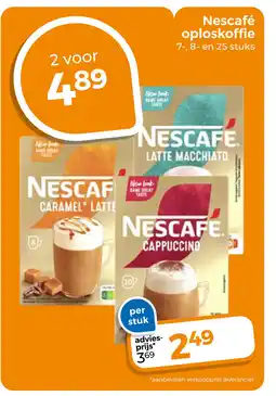 Trekpleister Nescafé oploskoffie aanbieding