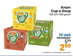 Trekpleister Knorr Cup a Soup aanbieding