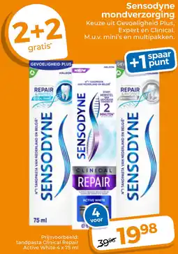 Trekpleister Sensodyne mondverzorging aanbieding
