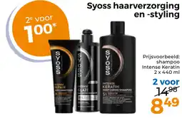 Trekpleister Syoss haarverzorging en styling aanbieding