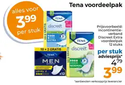 Trekpleister Tena voordeelpak aanbieding