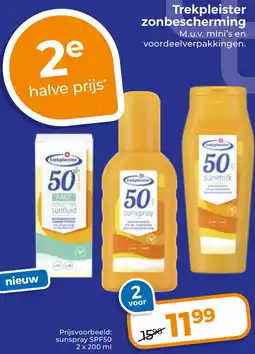 Trekpleister Trekpleister zonbescherming aanbieding