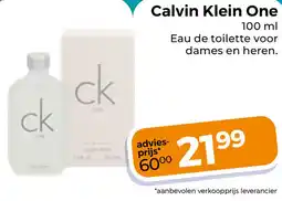 Trekpleister Calvin Klein One aanbieding