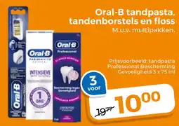Trekpleister Oral-B tandpasta, tandenborstels en floss aanbieding