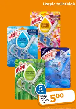 Trekpleister Harpic toiletblok aanbieding