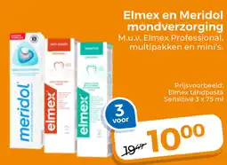 Trekpleister Elmex en Meridol mondverzorging aanbieding
