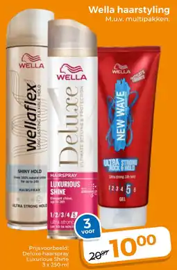 Trekpleister Wella haarstyling aanbieding