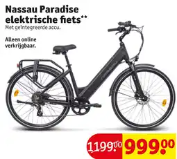 Kruidvat Nassau Paradise elektrische fiets aanbieding