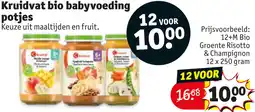Kruidvat Kruidvat bio babyvoeding potjes aanbieding